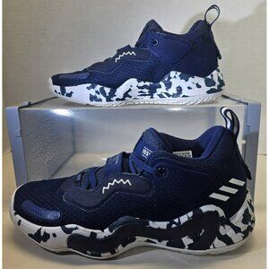 Adidas Men's Navy/White D.O.N ISSUE #3 Basketball Sneakers Size 7.5 With Flaws